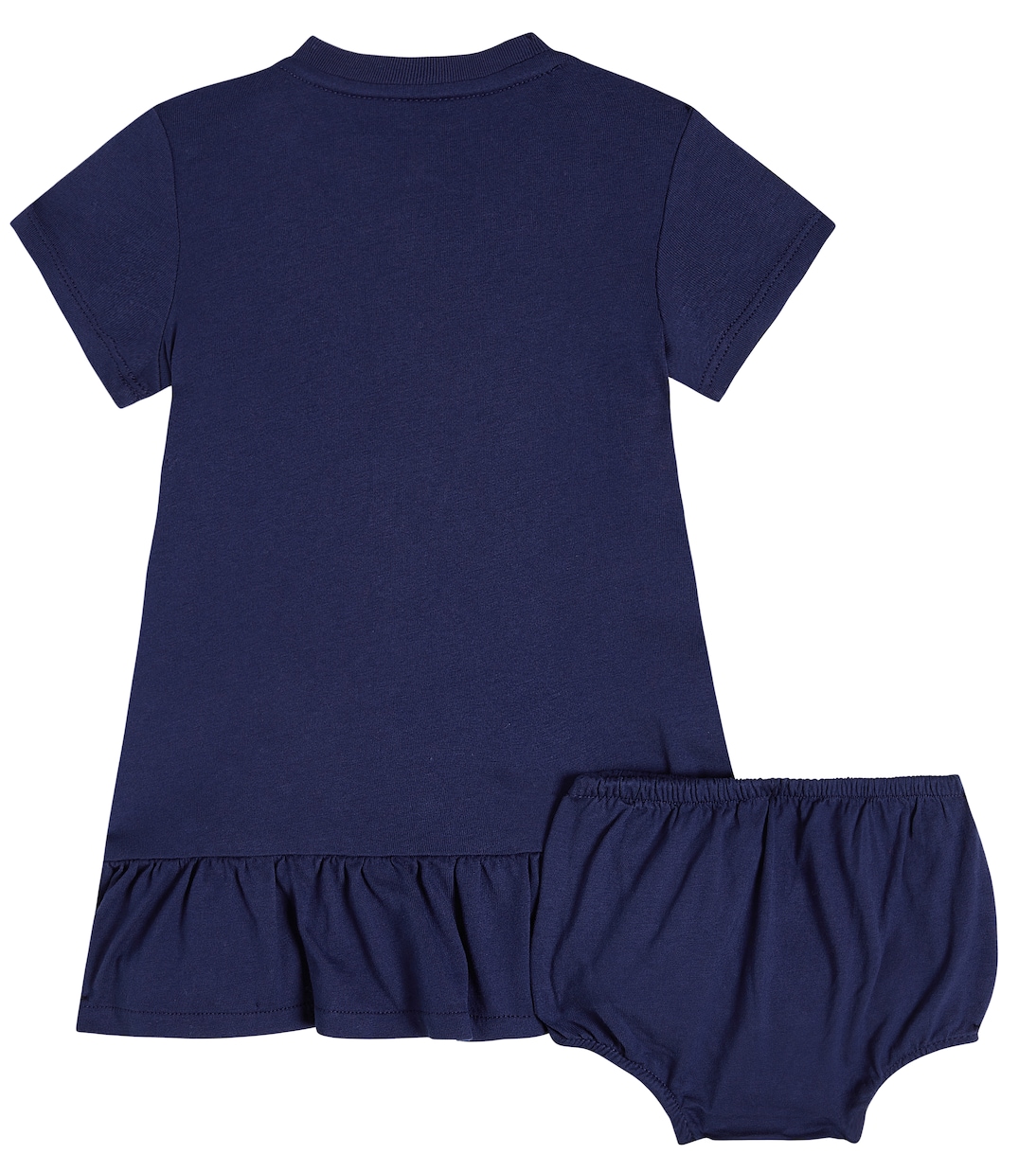 Baby Polo Bear cotton dress and bloomers set | Polo Ralph Lauren Kids
