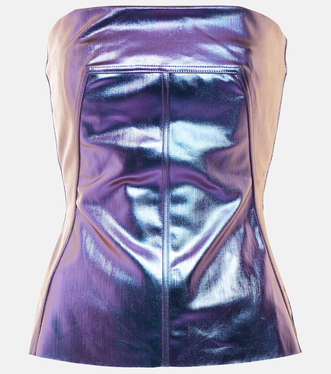 Strapless denim top | Rick Owens