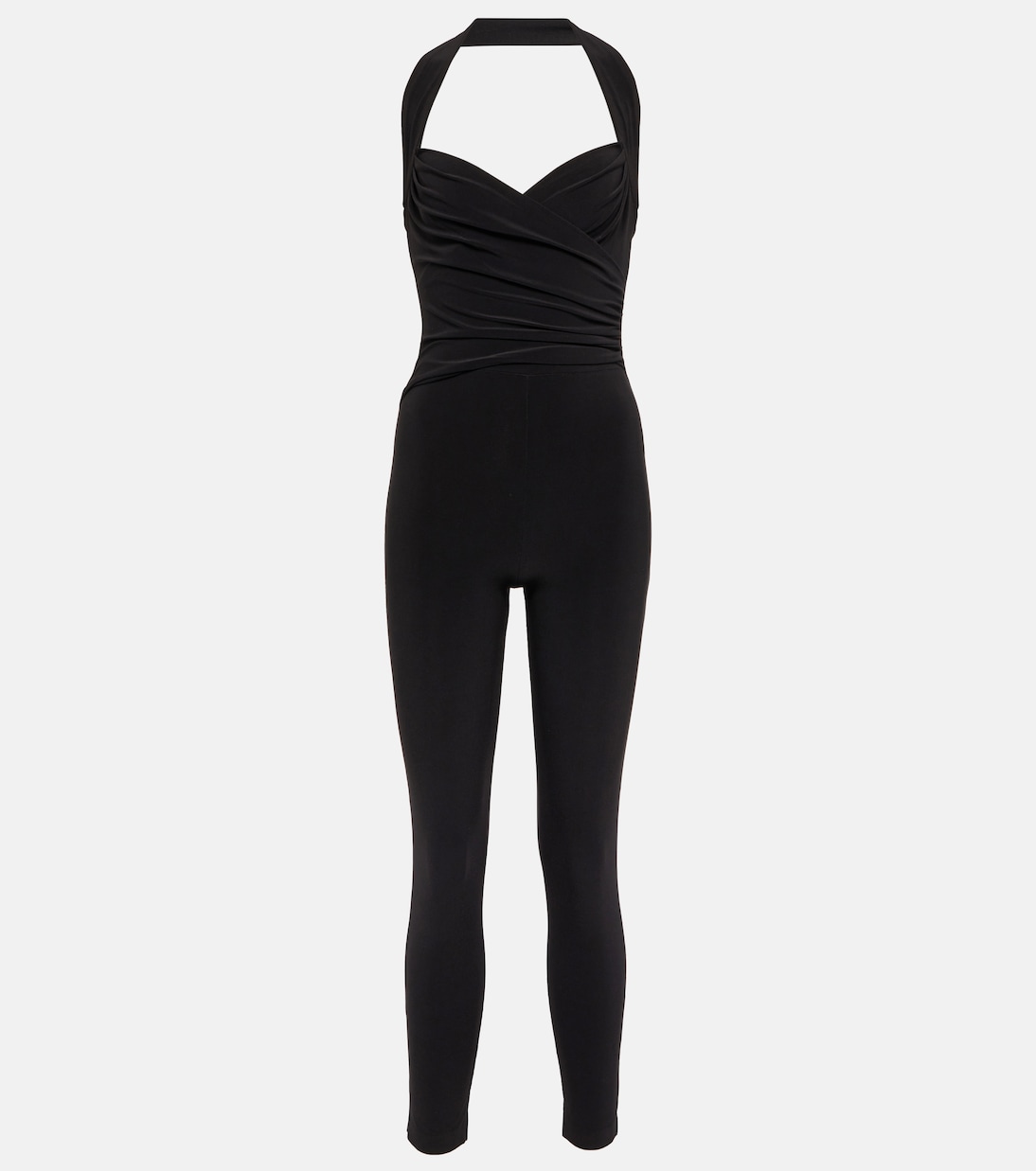 Cayla velvet catsuit | Norma Kamali