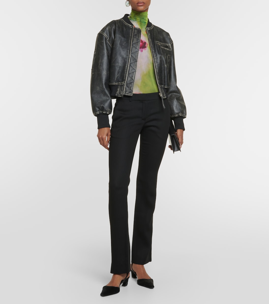 Low-Rise-Hose aus einem Wollgemisch | Acne Studios