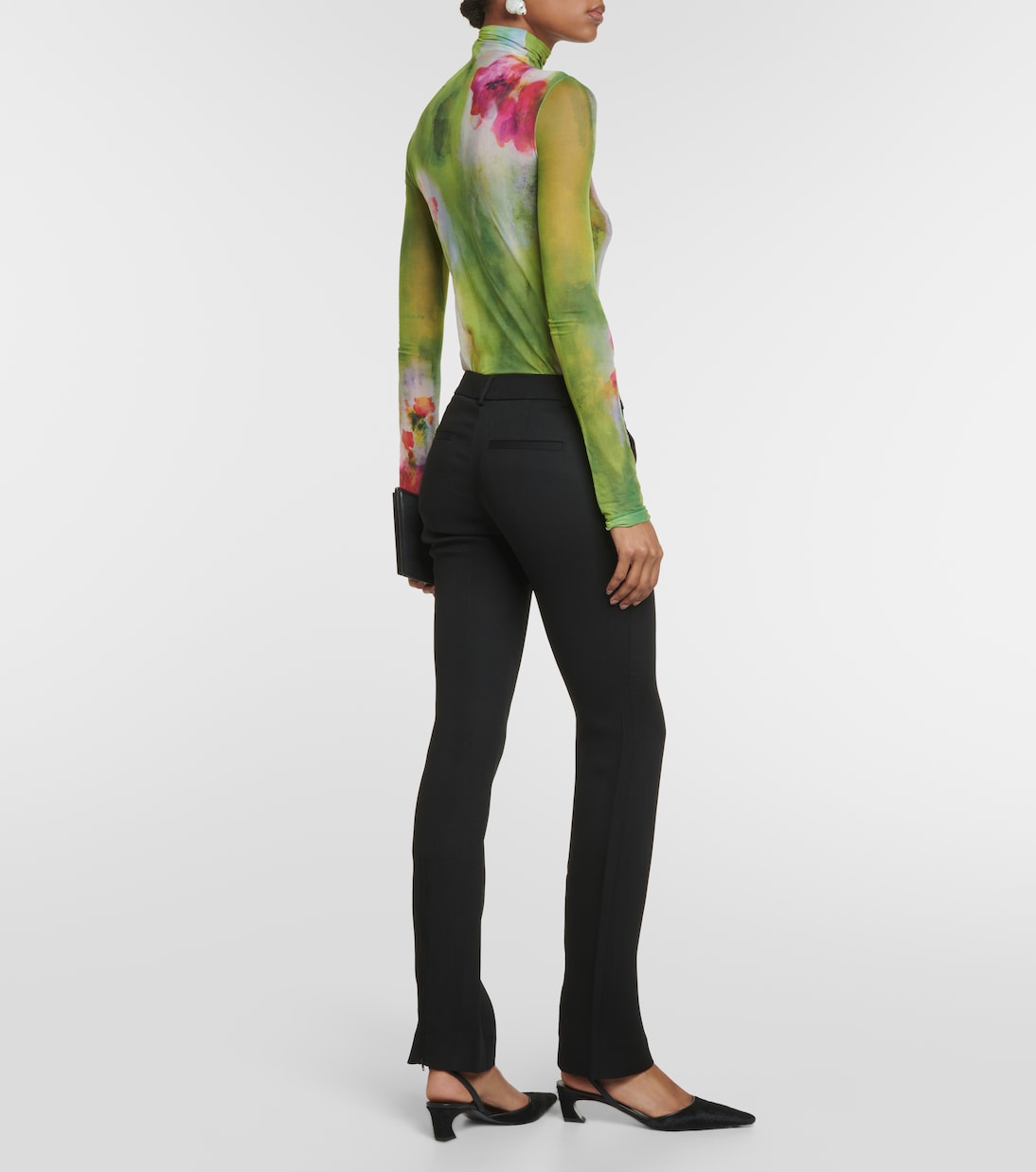Low-Rise-Hose aus einem Wollgemisch | Acne Studios
