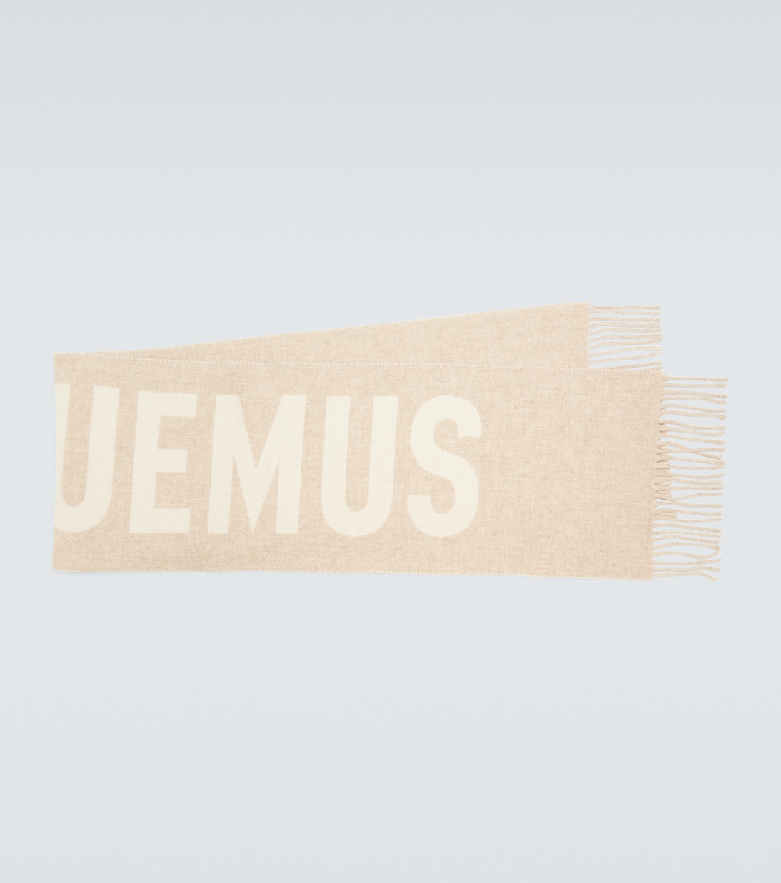 L'Écharpe  fringed virgin wool scarf | Jacquemus