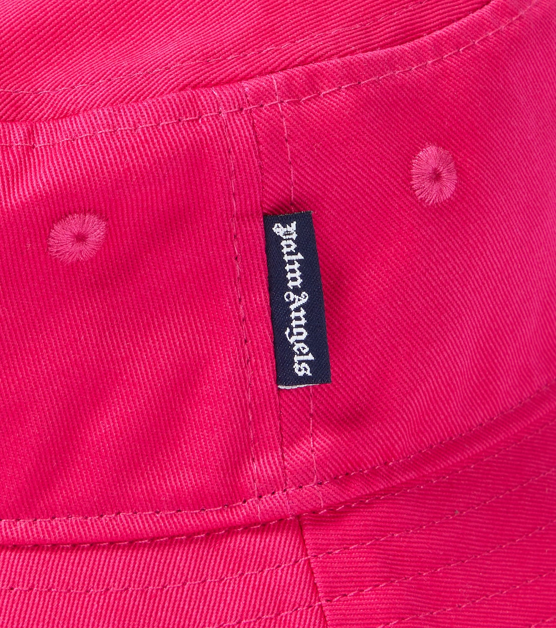 Cappello da pescatore in canvas con logo | Palm Angels Kids