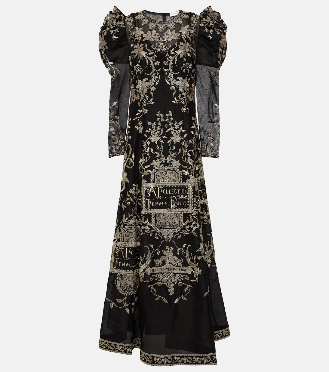 Bestickte Robe Lyrical | Zimmermann