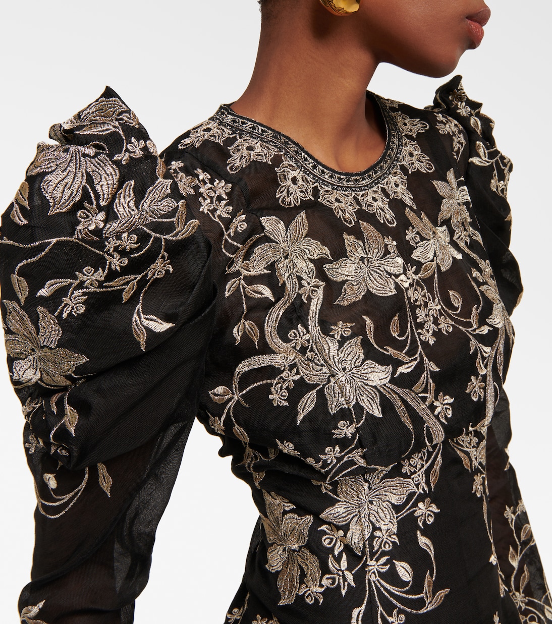 Bestickte Robe Lyrical | Zimmermann