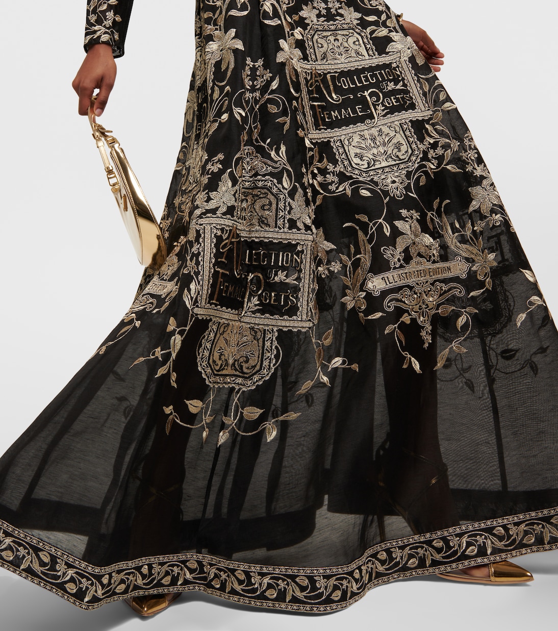 Bestickte Robe Lyrical | Zimmermann
