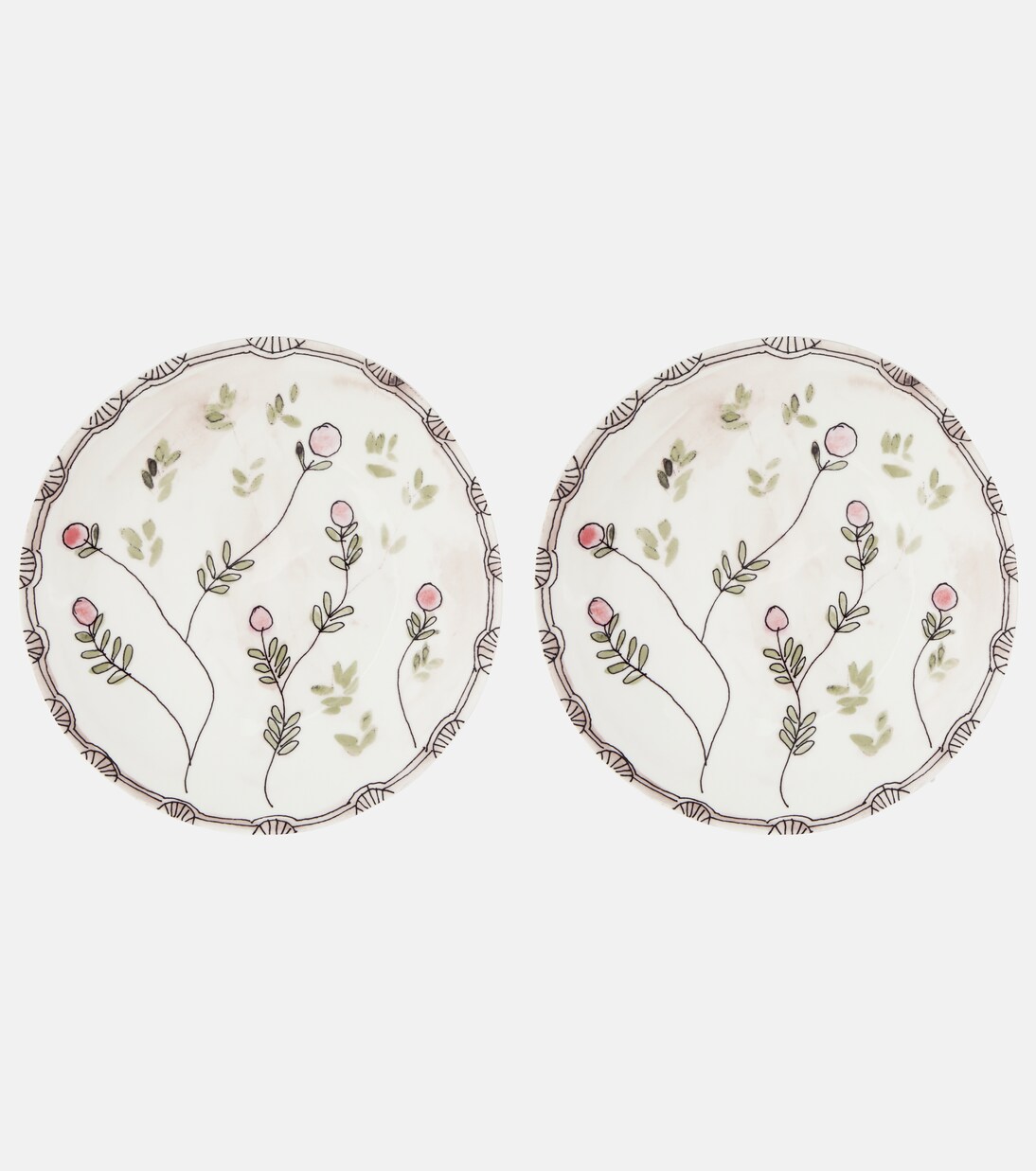 x Marni Mirtillo Nude set of 2 dinner plates | Serax