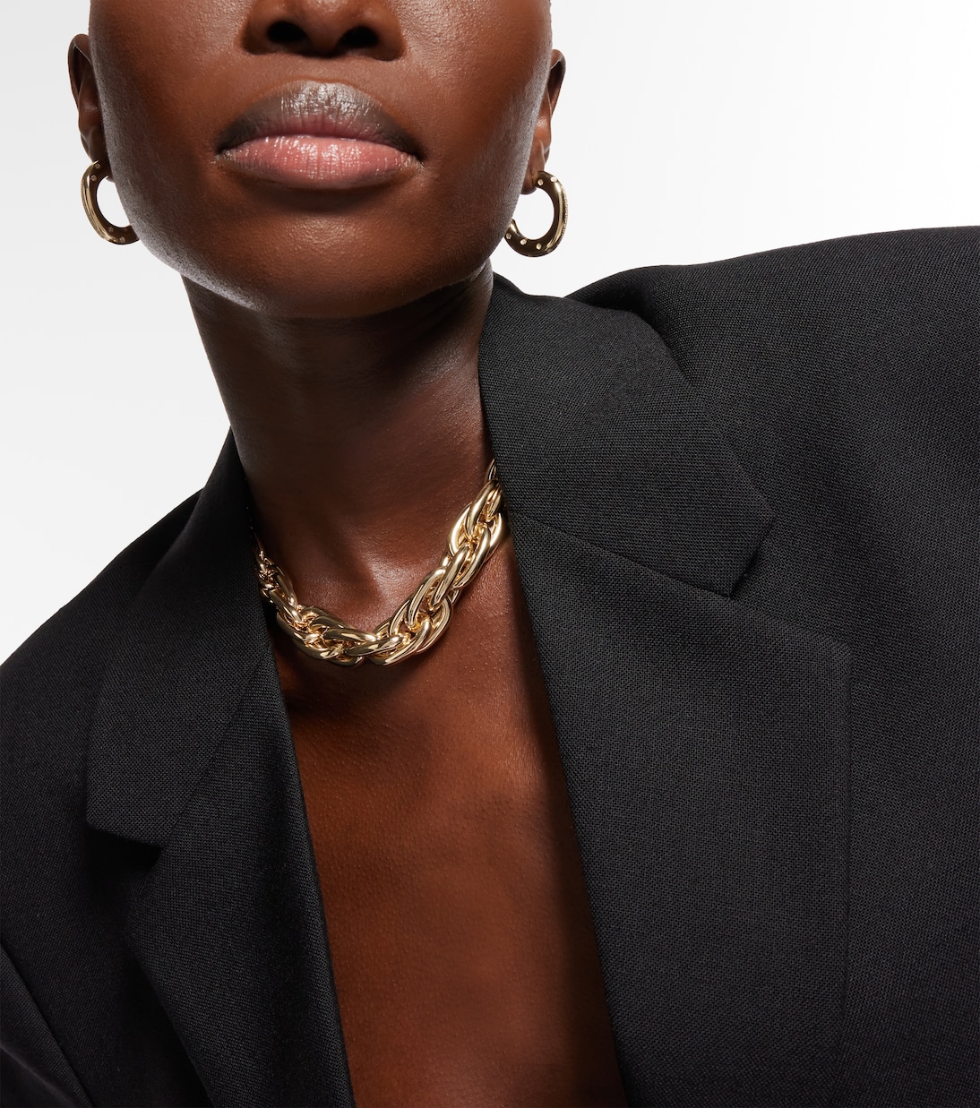 Collana in oro 14kt Ephrusi di Lauren Rubinski, stile giovane e moderno