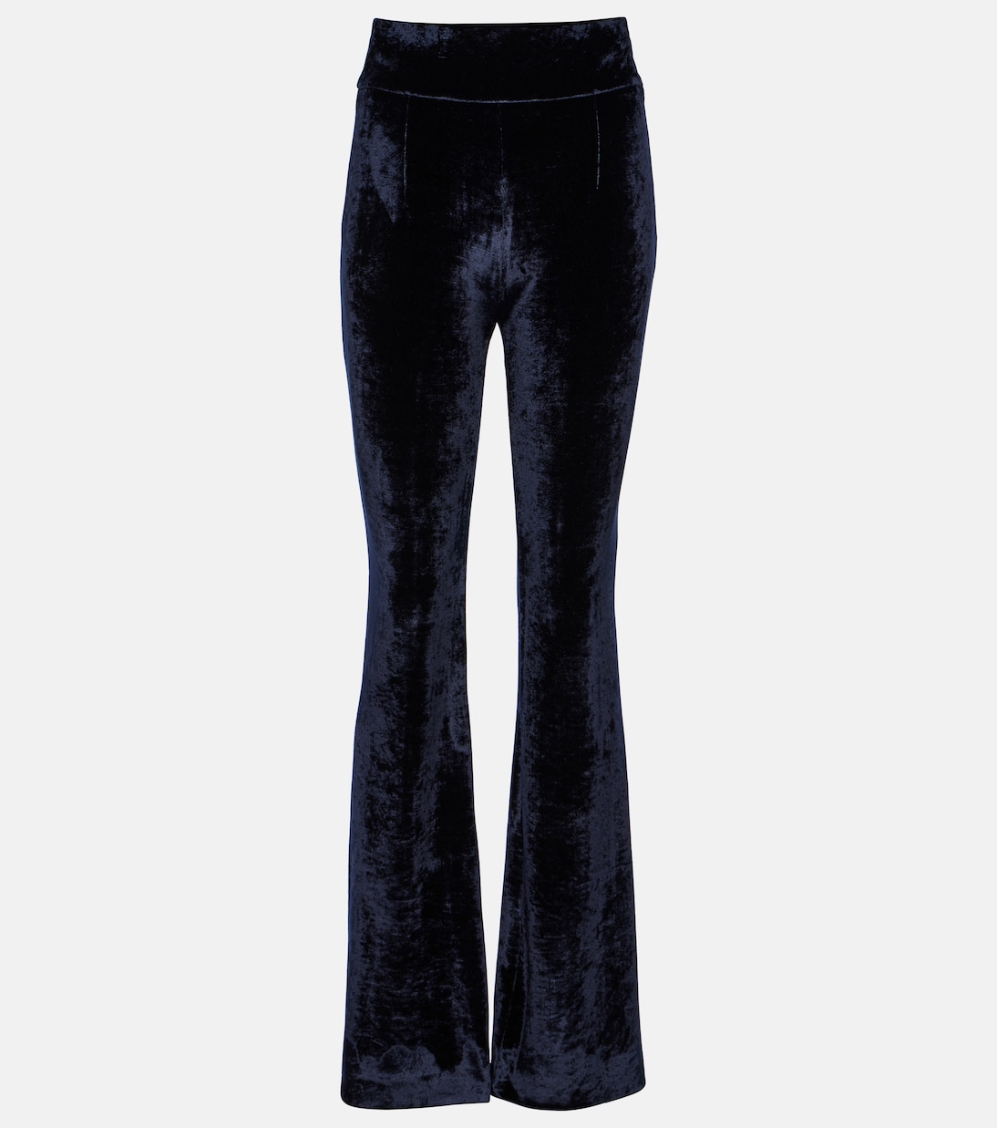 Pantaloni regular in velluto a vita alta | Galvan