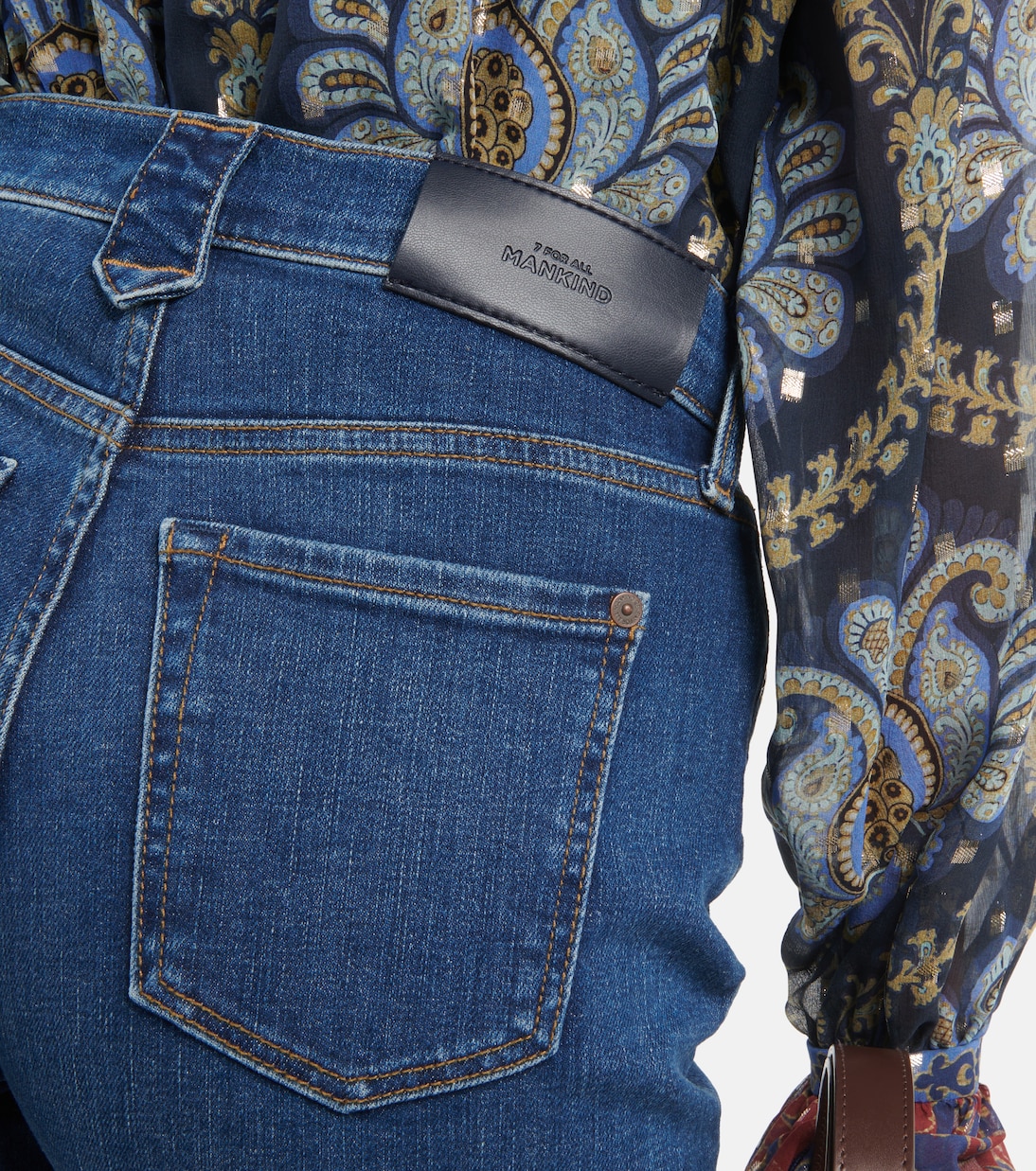 Western Modern Dojo high-rise flared jeans  | 7 For All Mankind