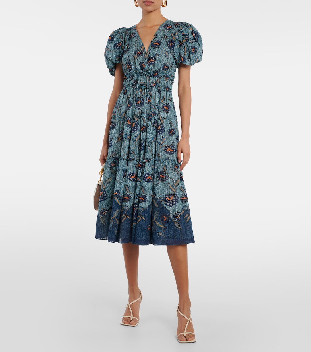 Midikleid Eloisa aus einem Baumwollgemisch | Ulla Johnson