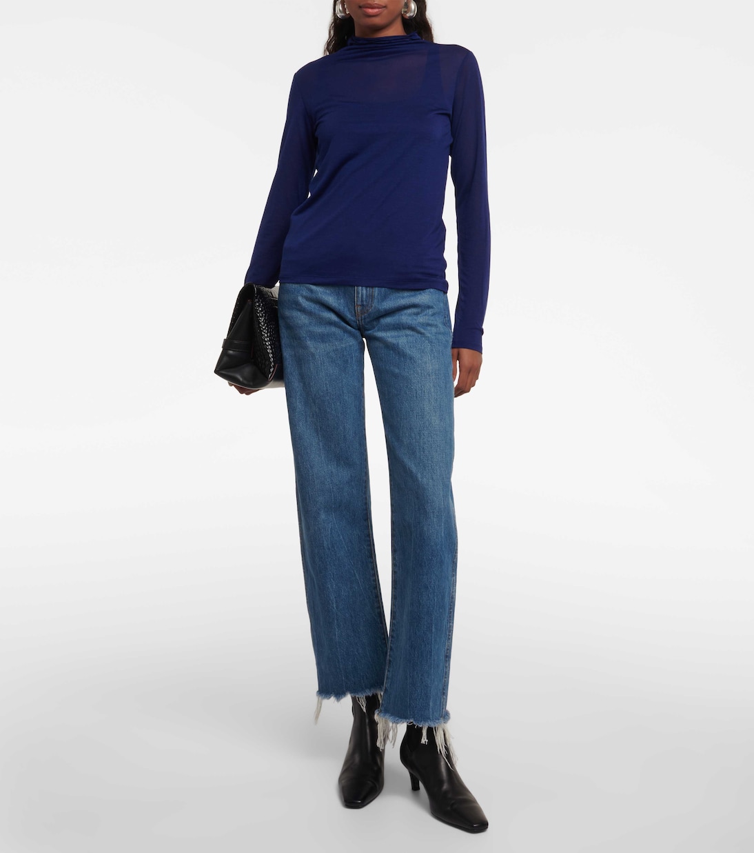 Knitted turtleneck top | Vince