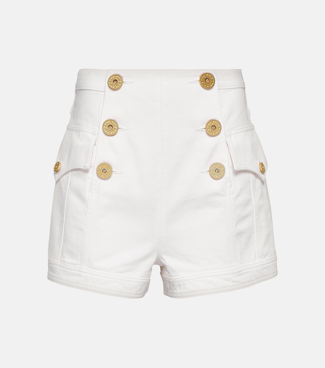 Shorts di jeans a vita alta | Balmain