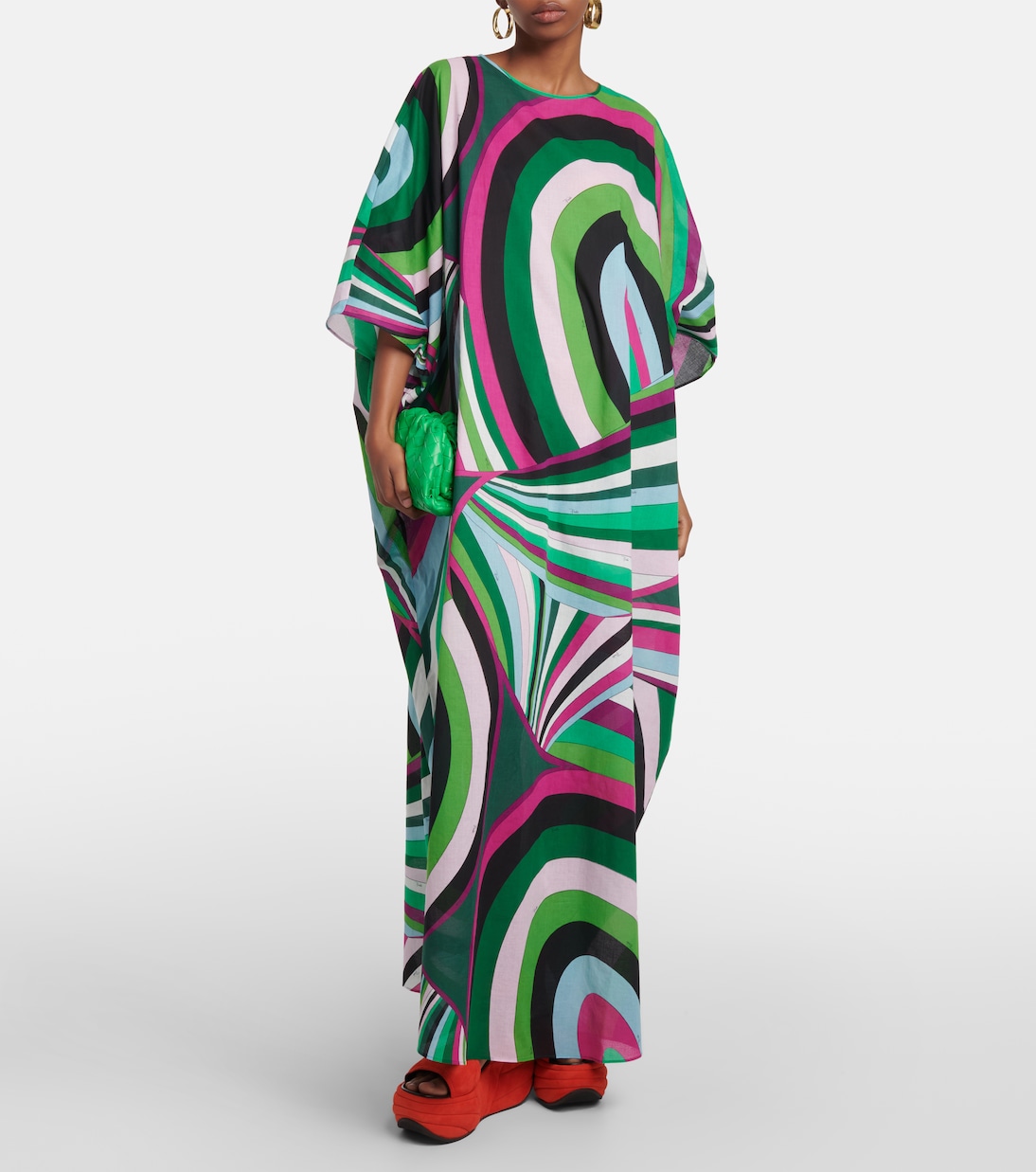 Robe longue Iride en coton | Pucci