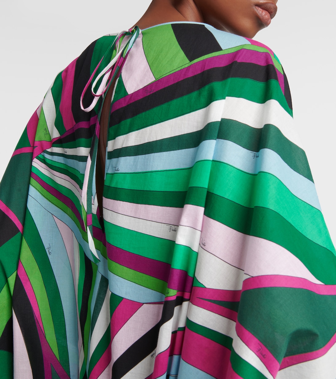 Robe longue Iride en coton | Pucci