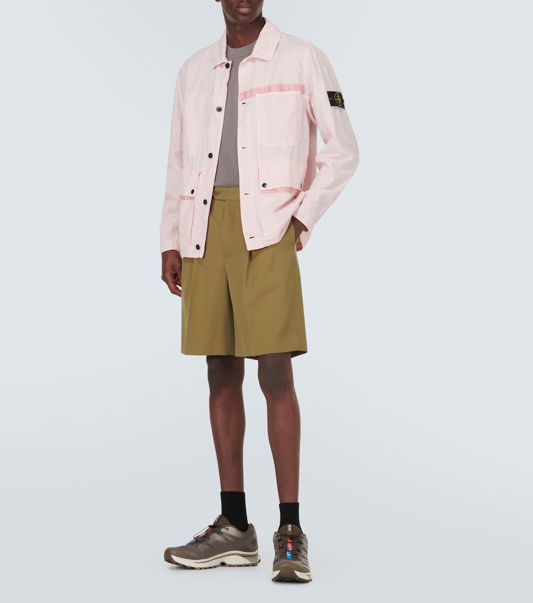 Chaqueta de mezcla de lino | Stone Island