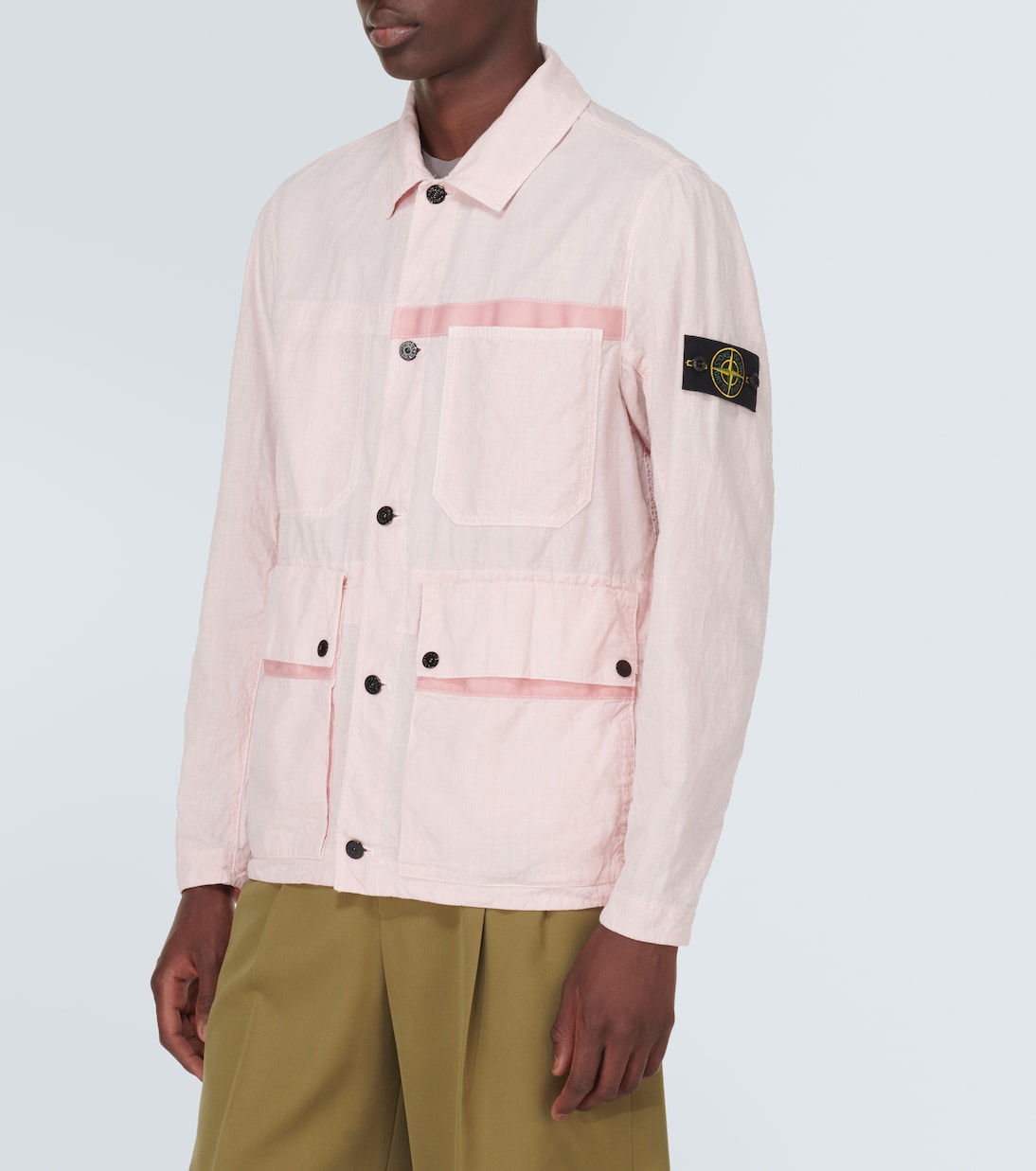 Chaqueta de mezcla de lino | Stone Island