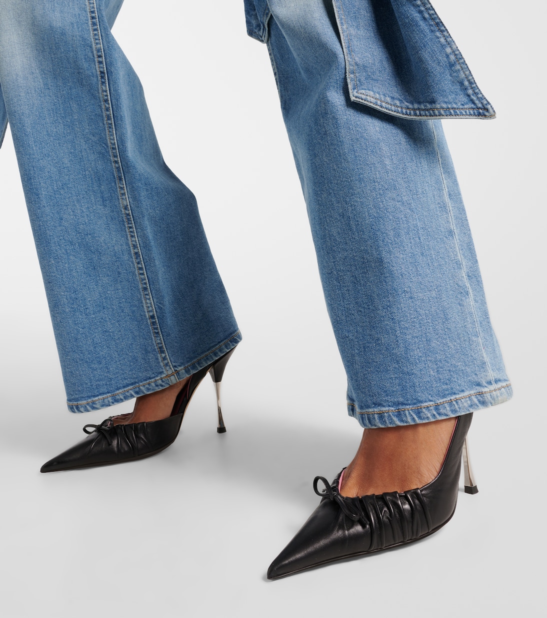 Salones destalonados Carla 105 de piel | Blumarine