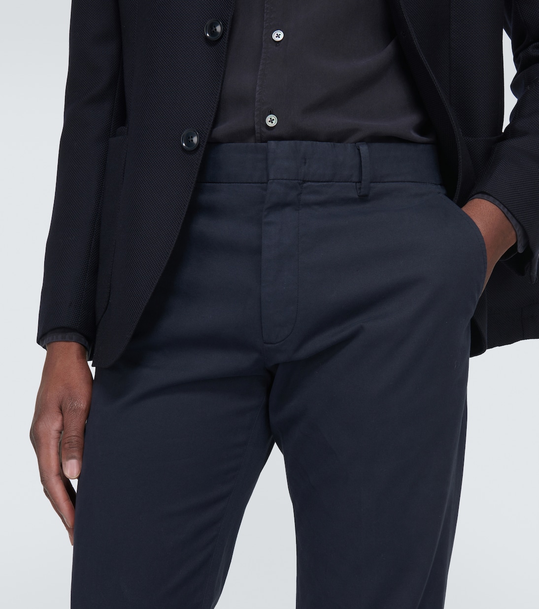 Pantalones chinos en mezcla de algodón | Zegna