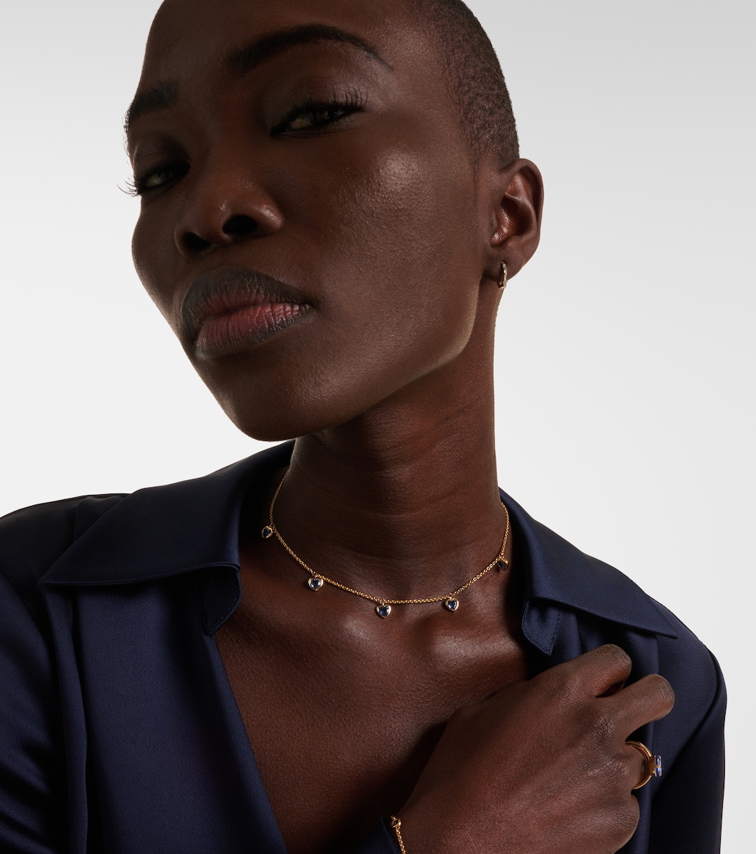 Collier en or 18 ct et saphirs | Shay Jewelry