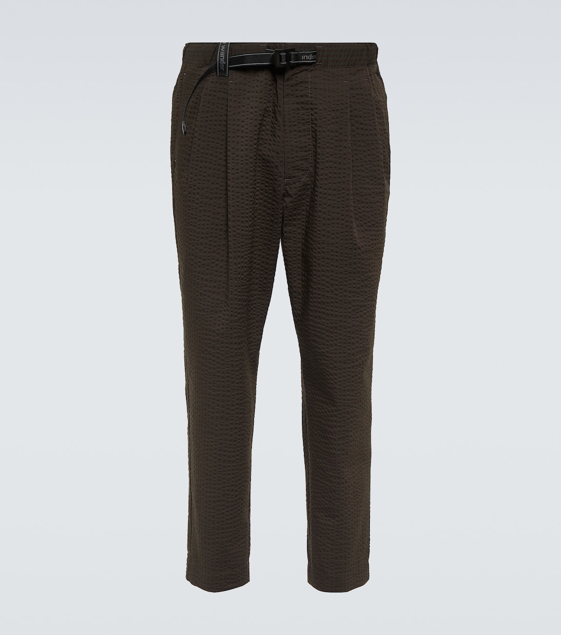 Gerade Hose aus Seersucker | And Wander