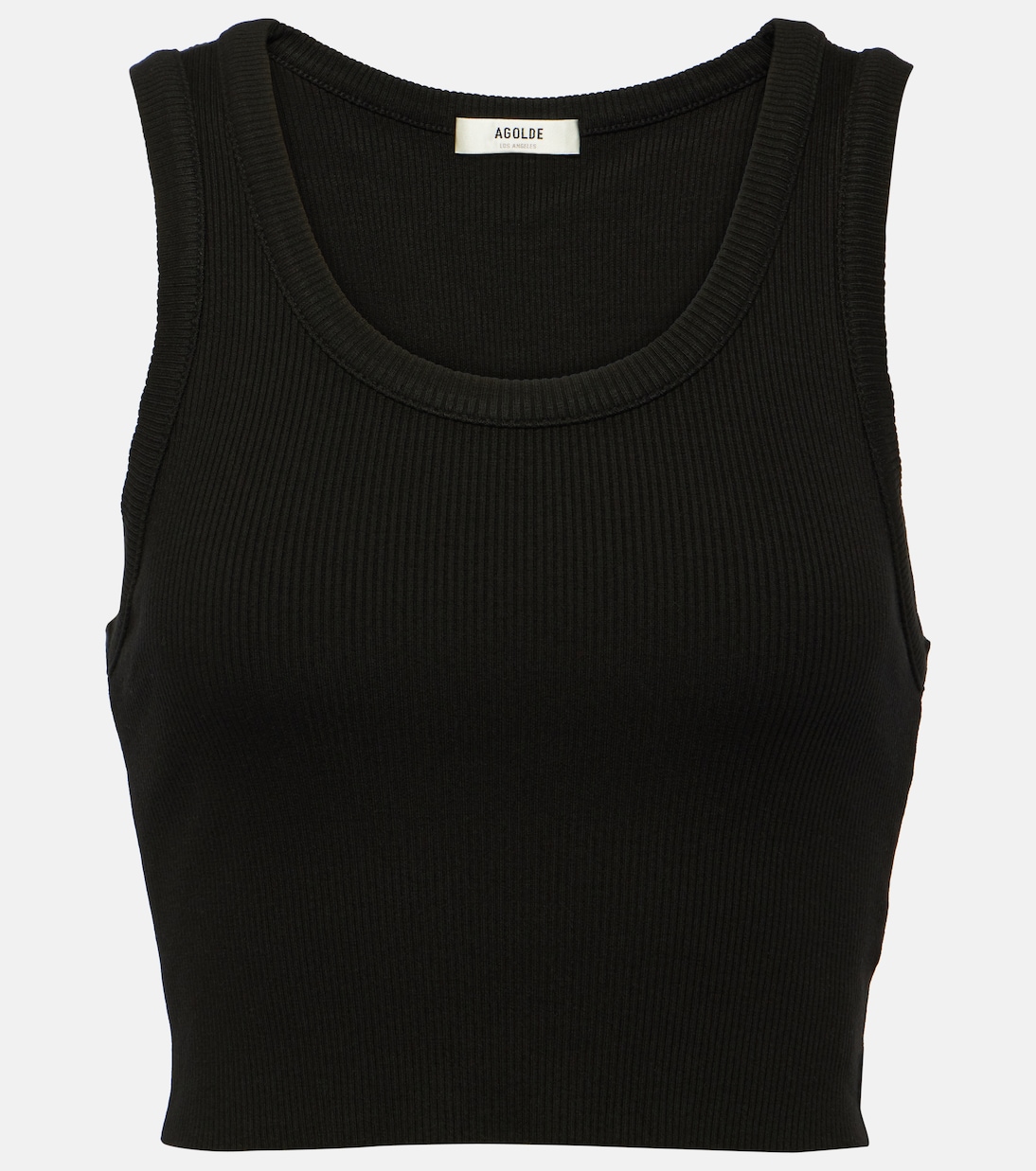 Ribbed-knit crop top  | Agolde
