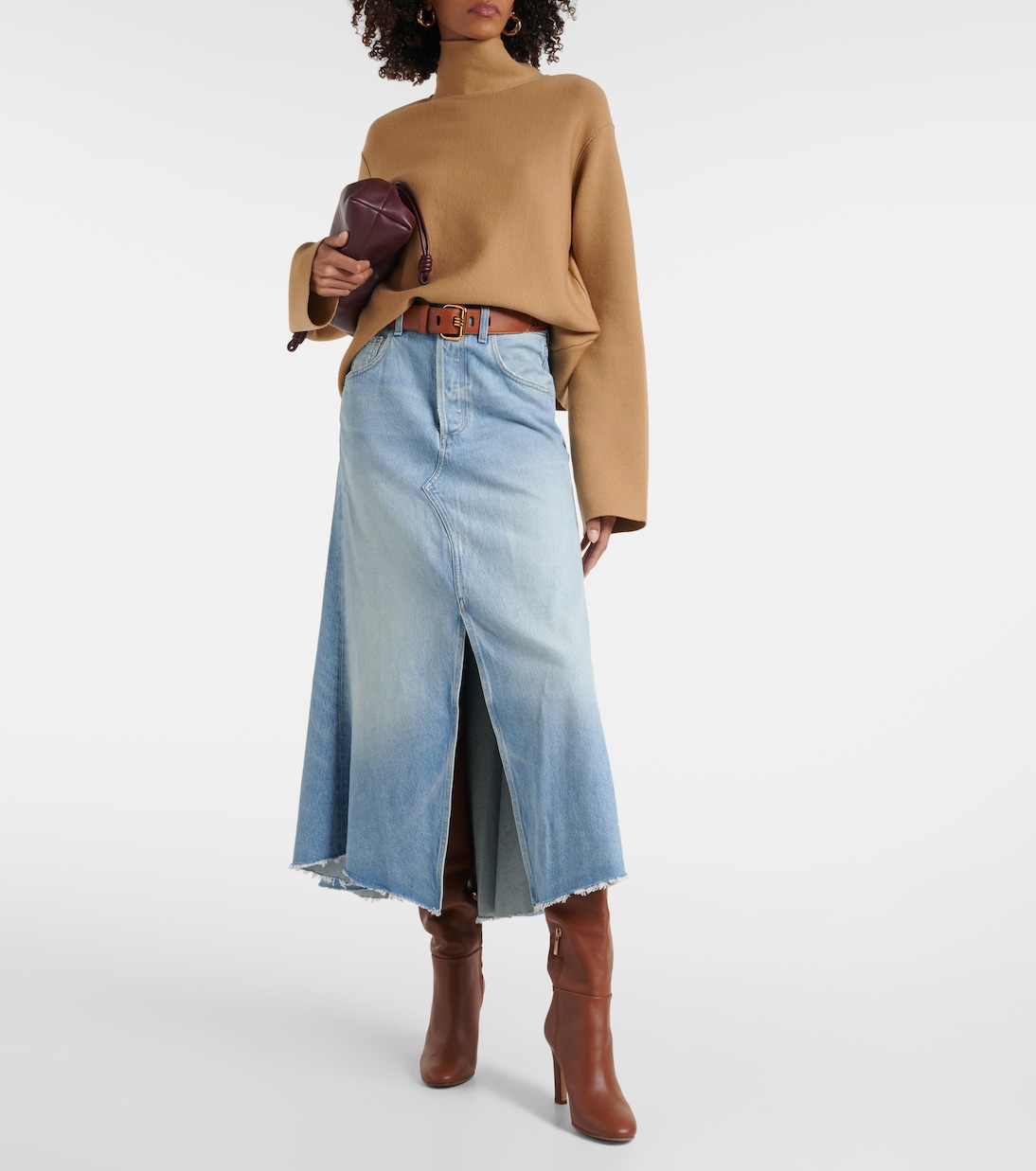 Falda midi Mina Reworked de denim | Citizens of Humanity