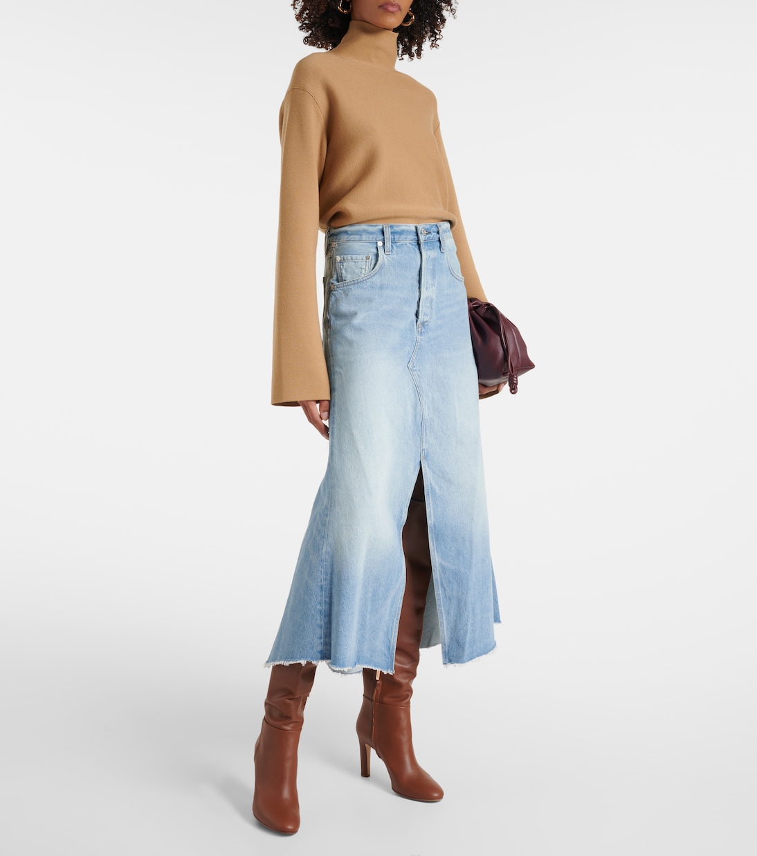 Falda midi Mina Reworked de denim | Citizens of Humanity