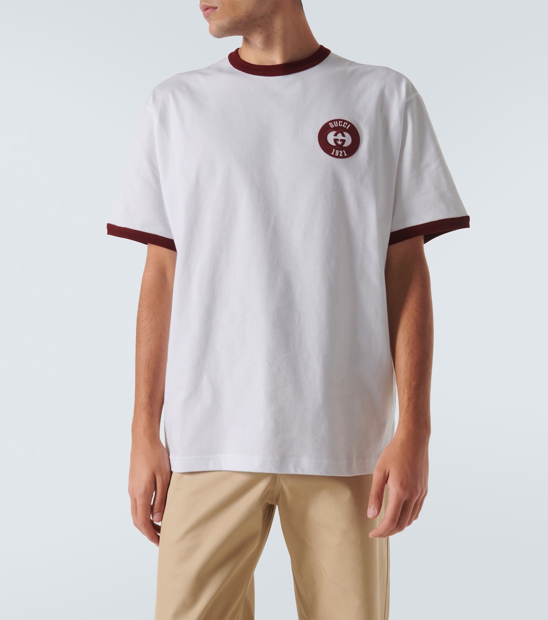 Camiseta de algodón con bordado | Gucci