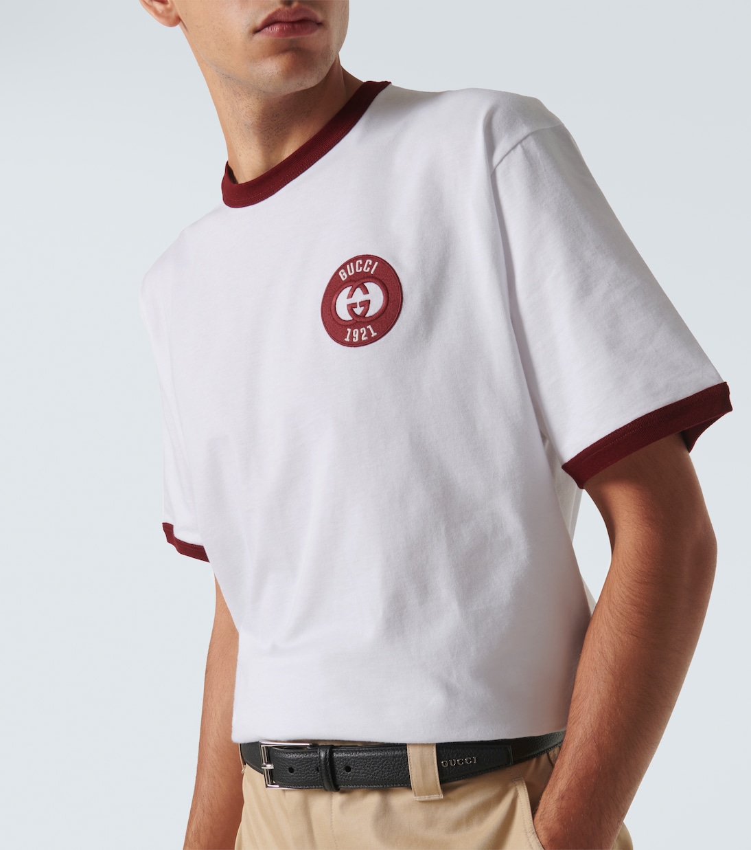 Camiseta de algodón con bordado | Gucci