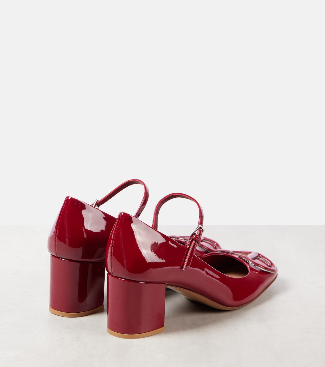Salones Mary Jane VLogo Signature de piel | Valentino Garavani
