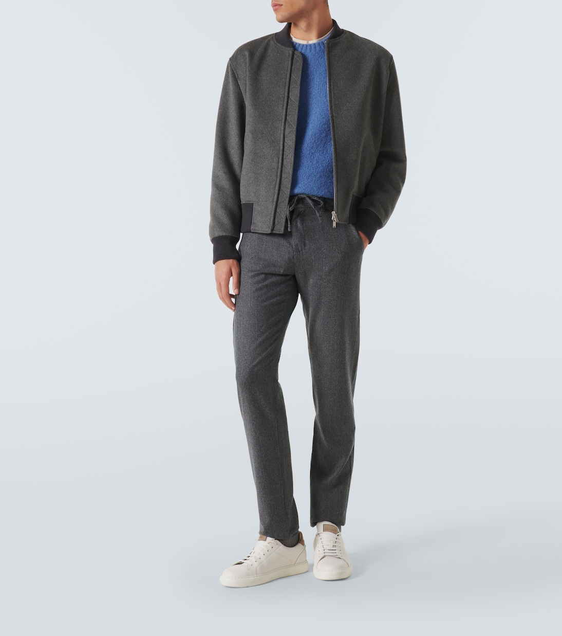 Wool straight pants | Canali