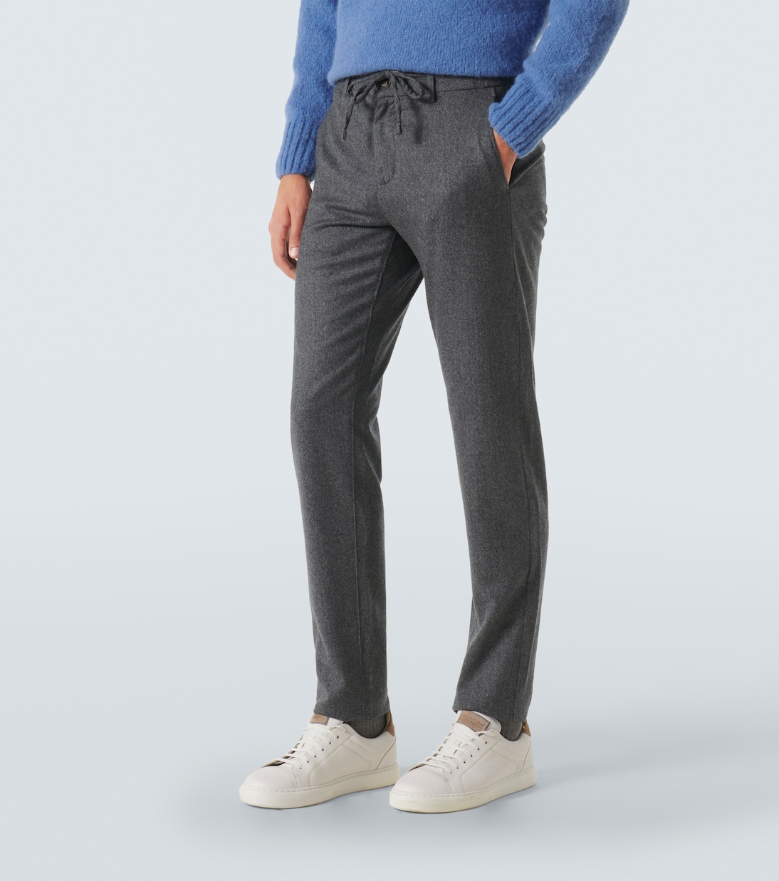 Wool straight pants | Canali