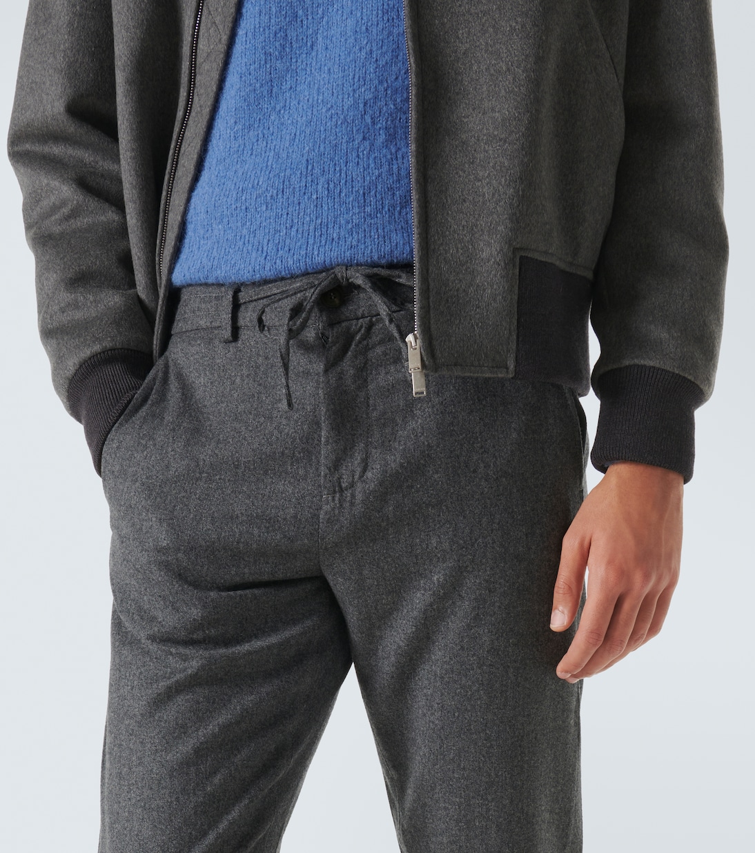 Wool straight pants | Canali