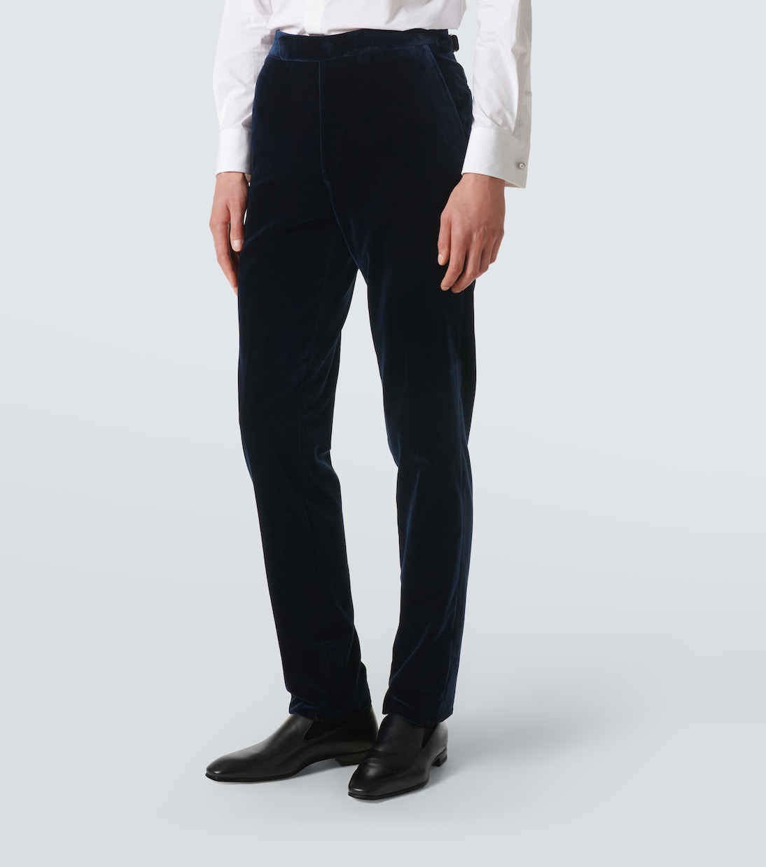 Pantalones rectos de algodón | Ralph Lauren Purple Label