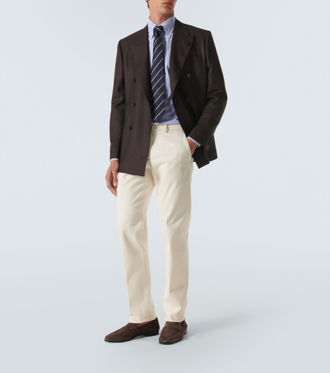 Blazer doppiopetto in lana vergine | Lardini