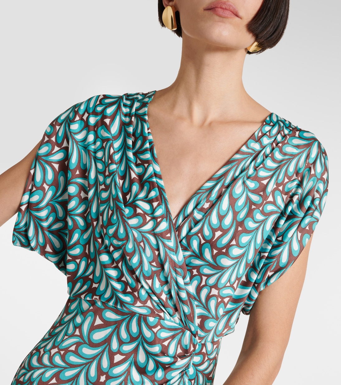 Williams printed jersey midi dress | Diane von Furstenberg