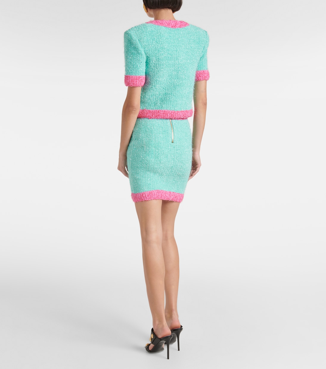 Cropped knit cardigan | Balmain
