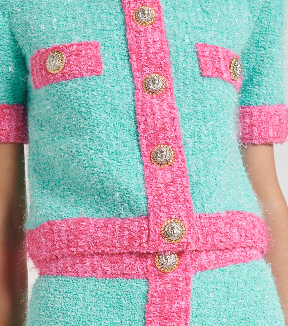 Cropped knit cardigan | Balmain