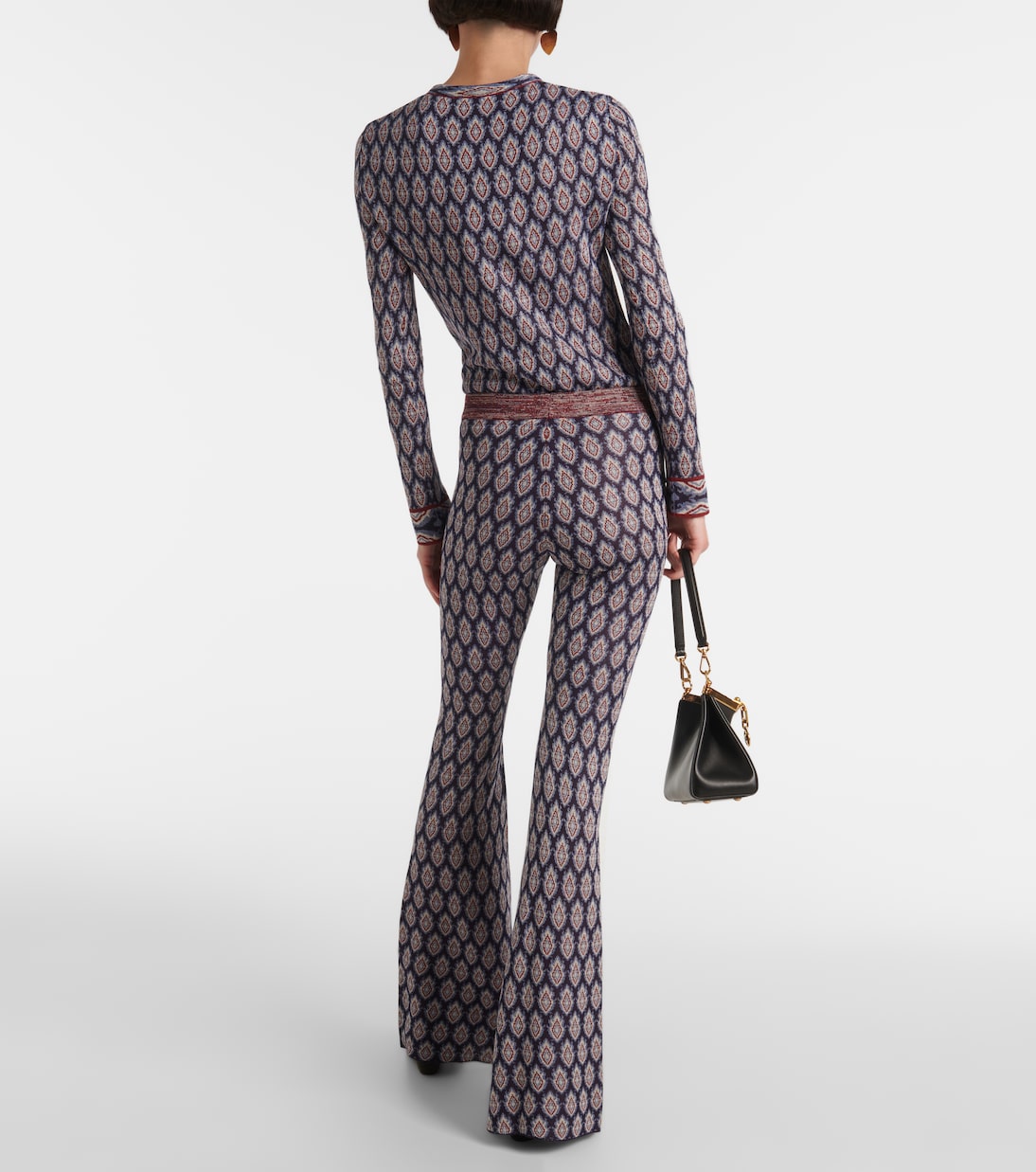 Pantalones flared de tiro alto | Etro