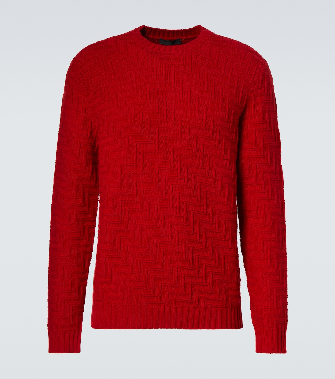 3D-knit wool and cashmere sweater | Prada