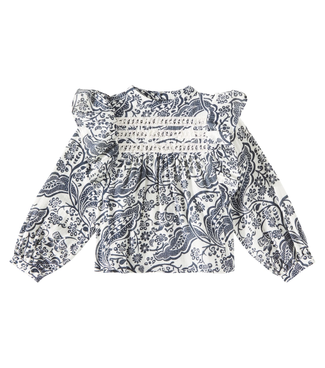 Blouse Jaipur en coton à volants | The New Society