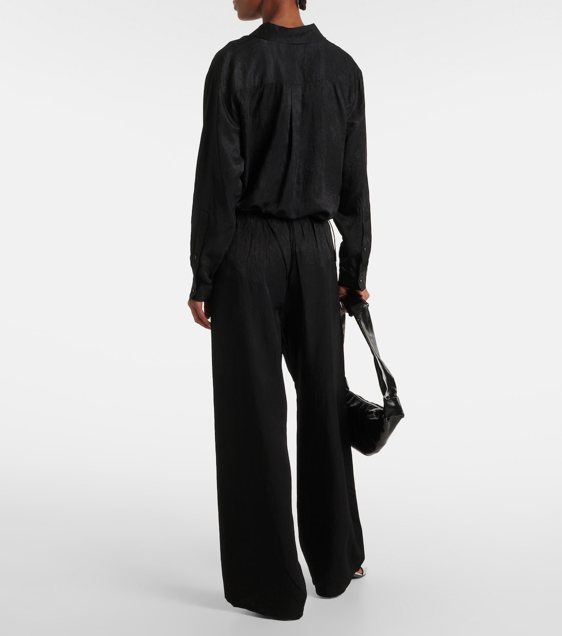 White Label Weite High-Rise-Hose Anders | Proenza Schouler