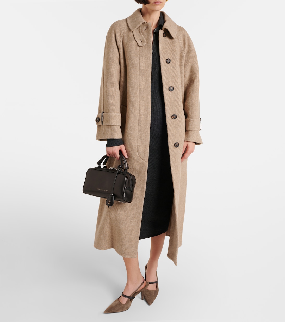 Soprabito in lana e cashmere | Brunello Cucinelli
