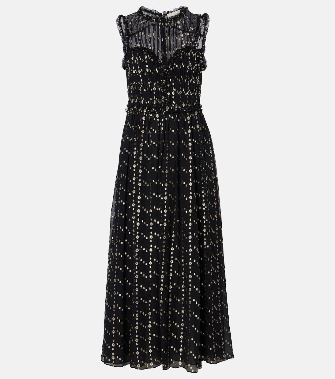 Abito midi Kasia in misto seta | Ulla Johnson