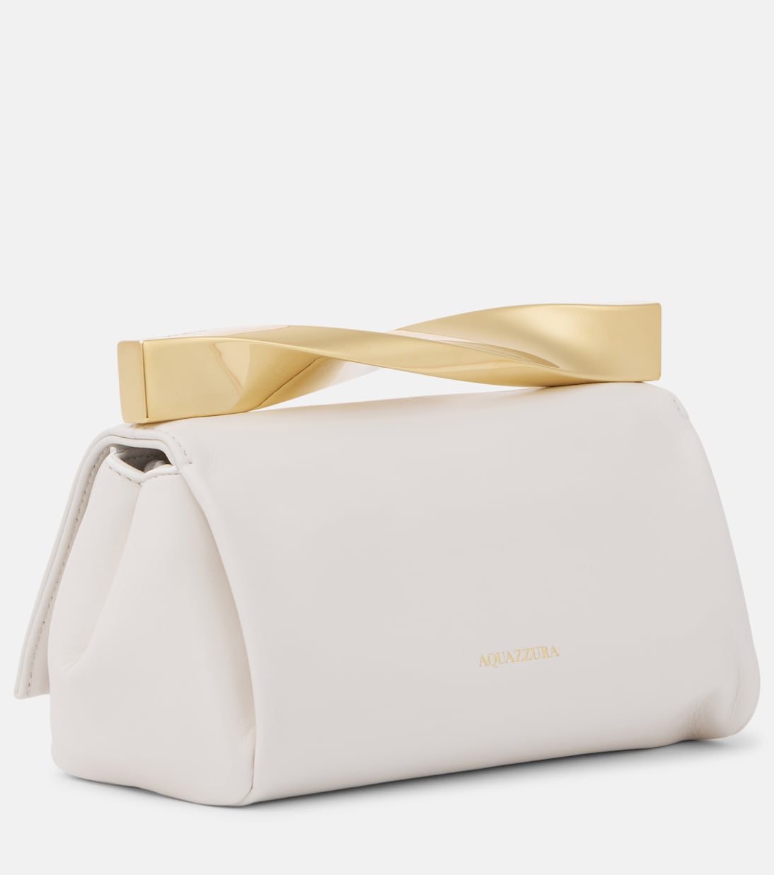 Clutch Twist Mini aus Leder | Aquazzura