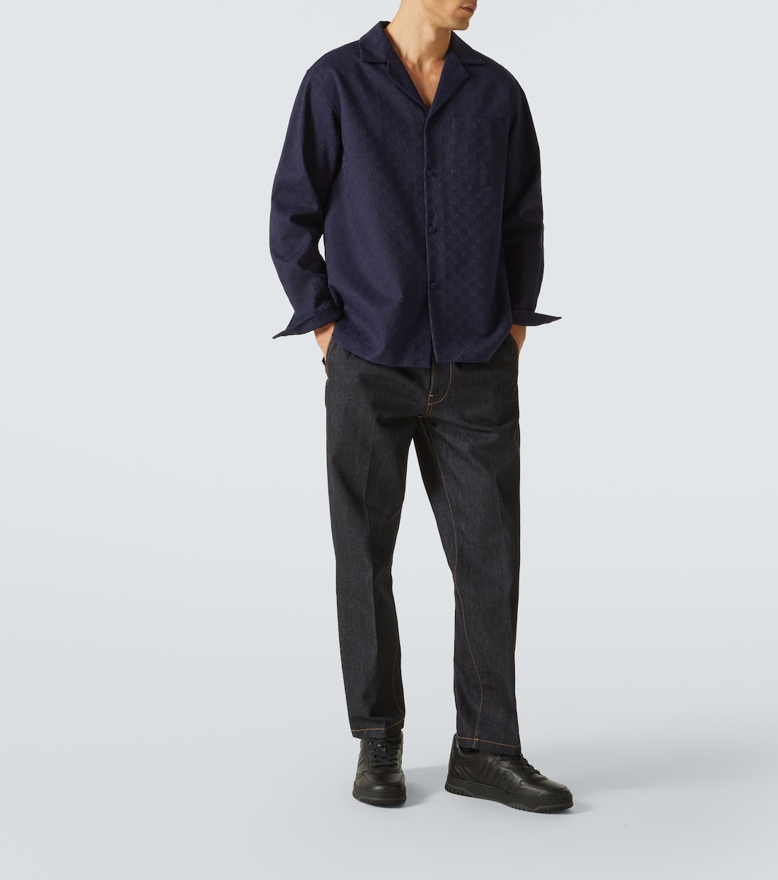 Sneakers Re-Web aus Leder | Gucci