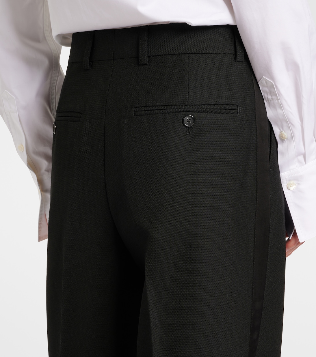 Pantaloni regular in twill a vita alta | Toteme