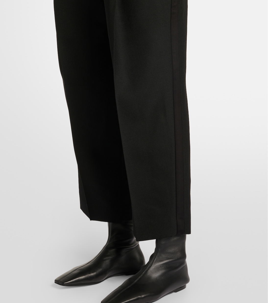 Pantaloni regular in twill a vita alta | Toteme