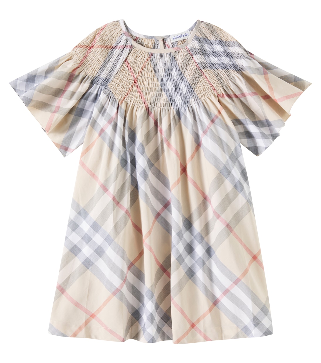 Abito in cotone Burberry Check | Burberry Kids